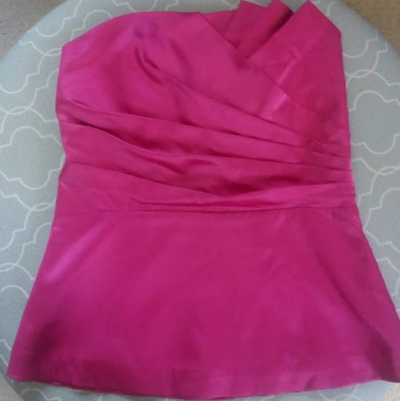 The Limited Strapless Hot Pink Top - Picture 2 of 6